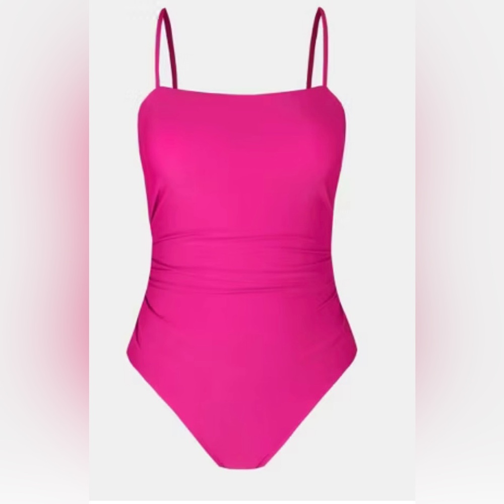 COPY - Women's Shirred Strappy Cutout One Piece Swimsuit